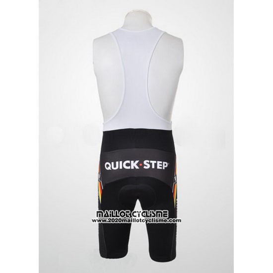 2010 Maillot Ciclismo Quick Step Champion Belgique Manches Courtes et Cuissard